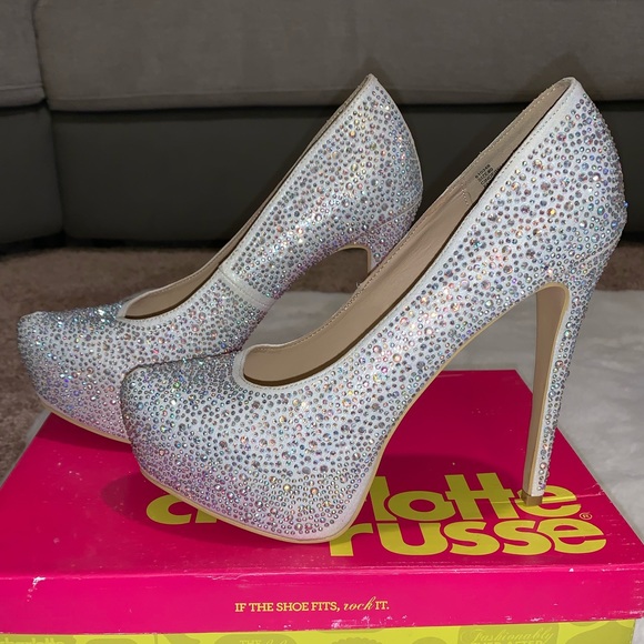 Charlotte Russe Cinderella Heels - Picture 3 of 7